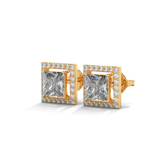Avenoire Princess Halo Studs