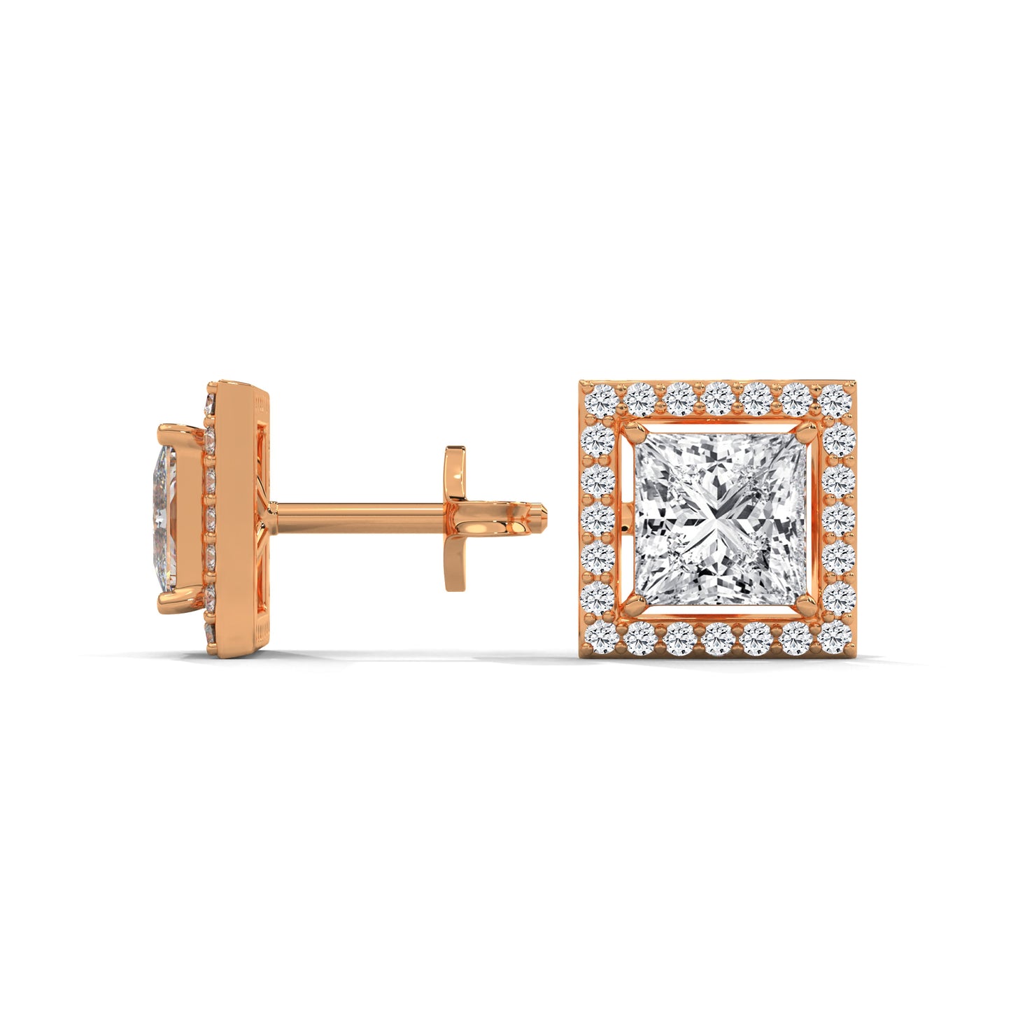 Avenoire Princess Halo Studs