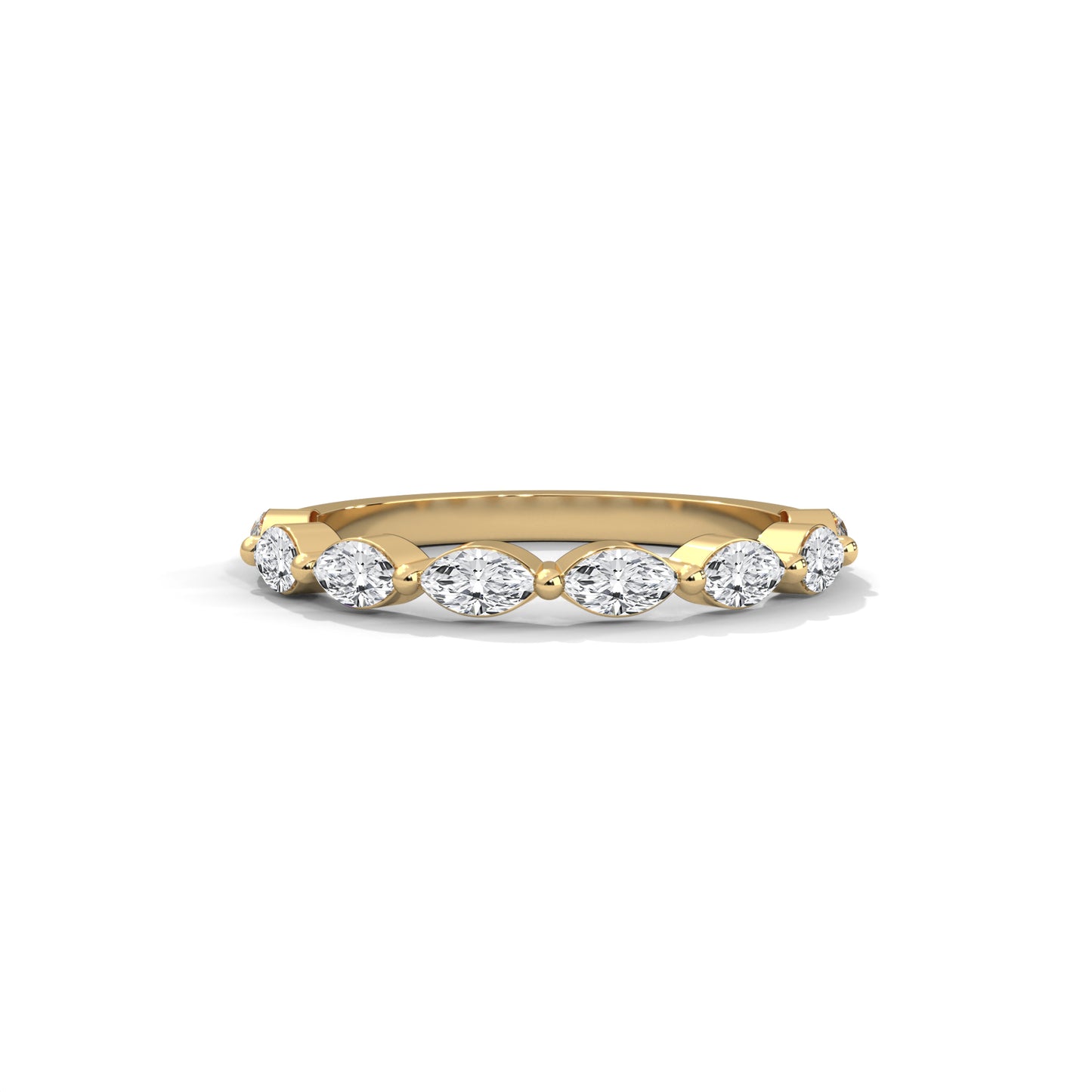 Marquise Half Eternity Band