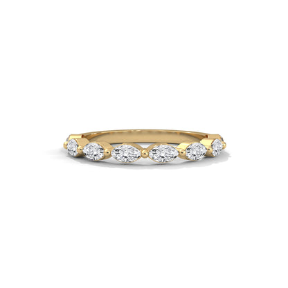 Marquise Half Eternity Band