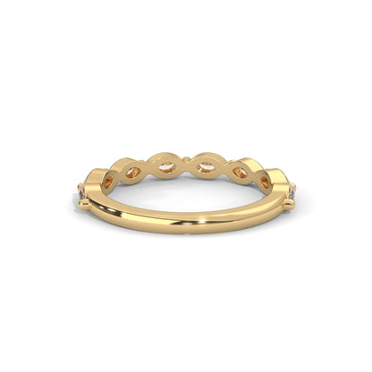Marquise Half Eternity Band