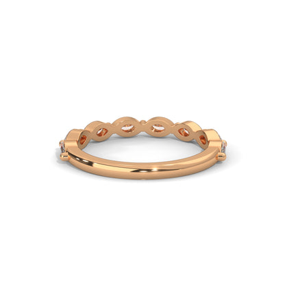Marquise Half Eternity Band