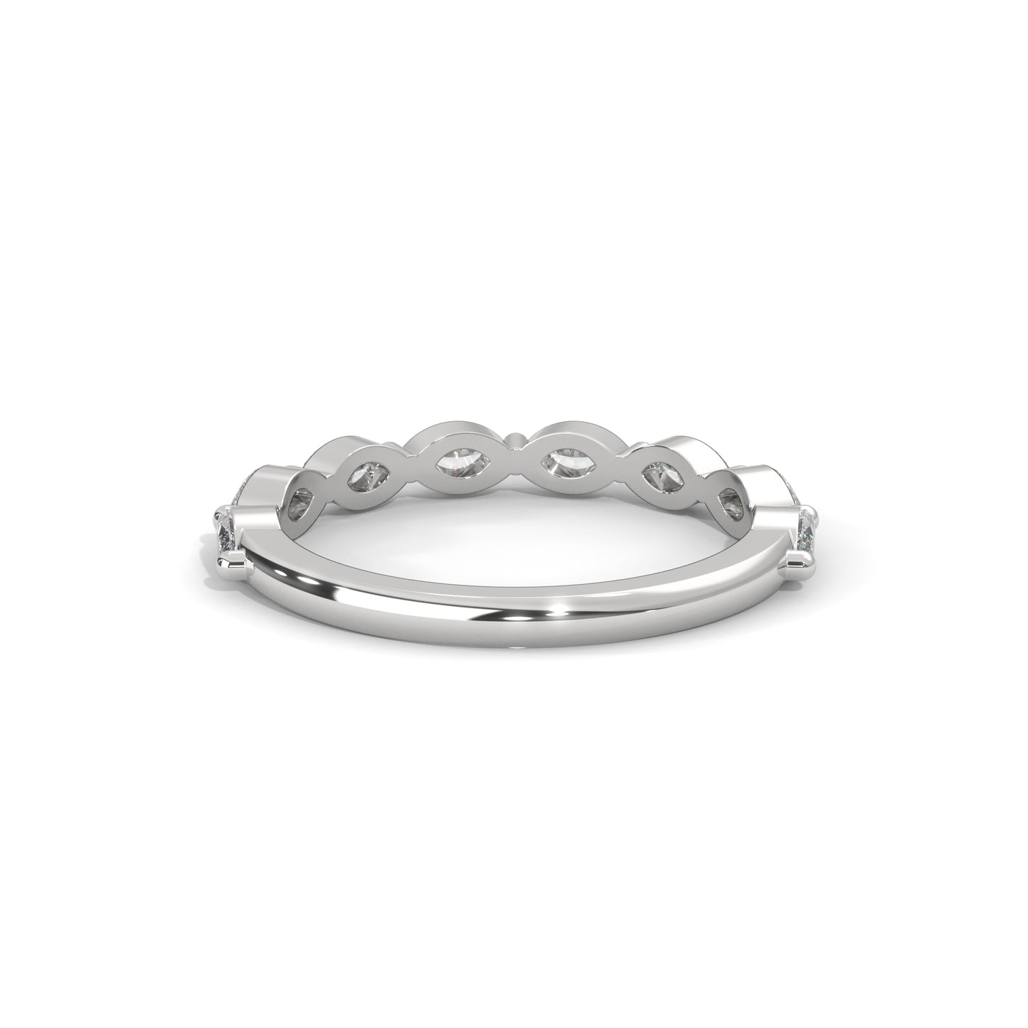 Marquise Half Eternity Band