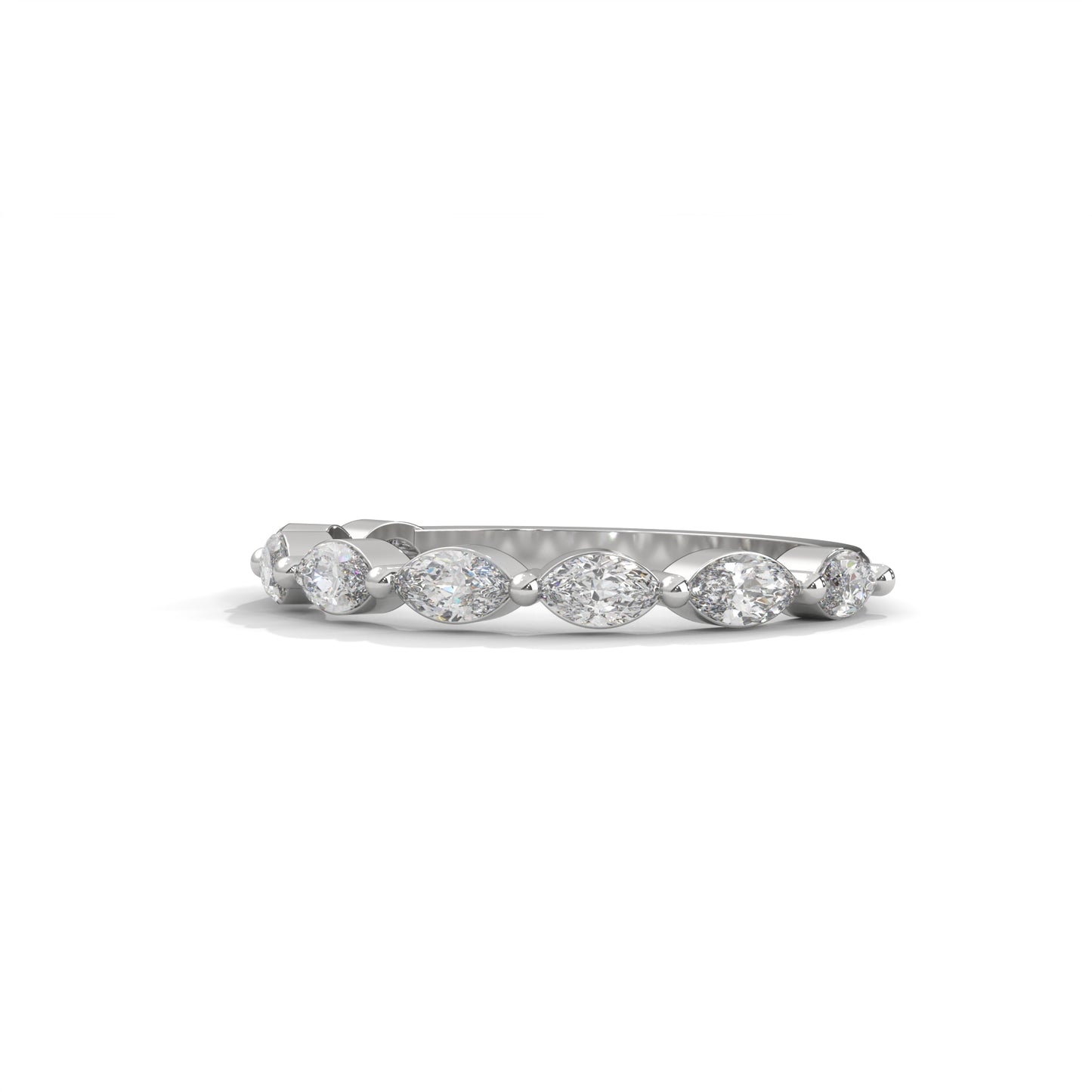 Marquise Half Eternity Band