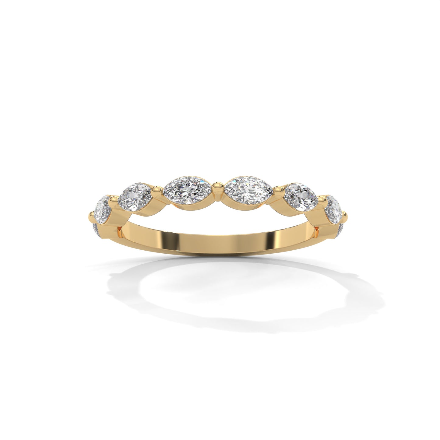 Marquise Half Eternity Band