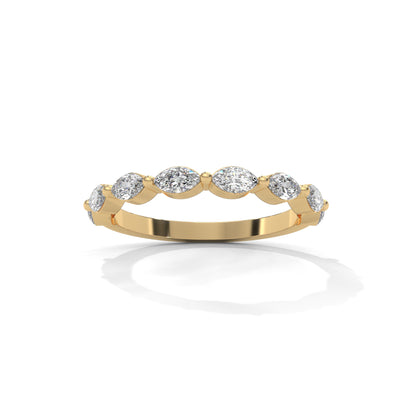 Marquise Half Eternity Band