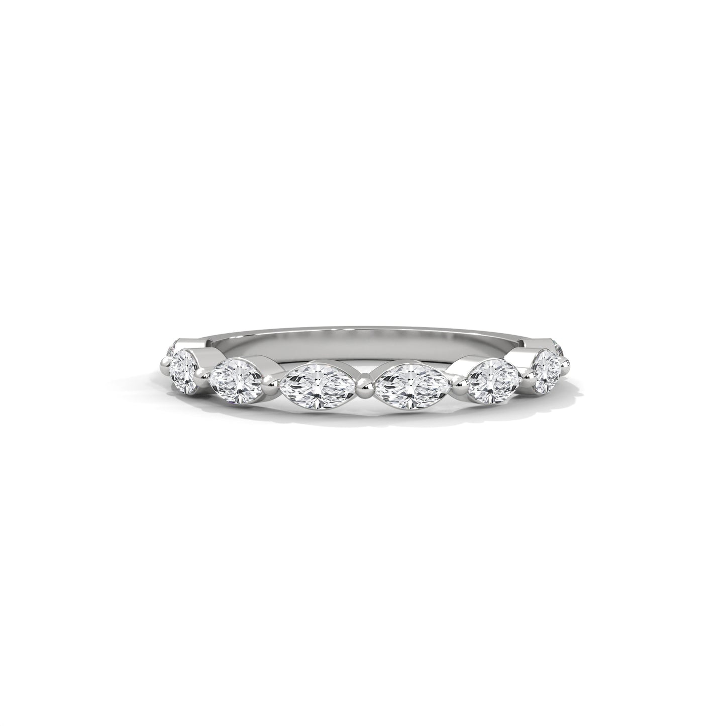 Marquise Half Eternity Band