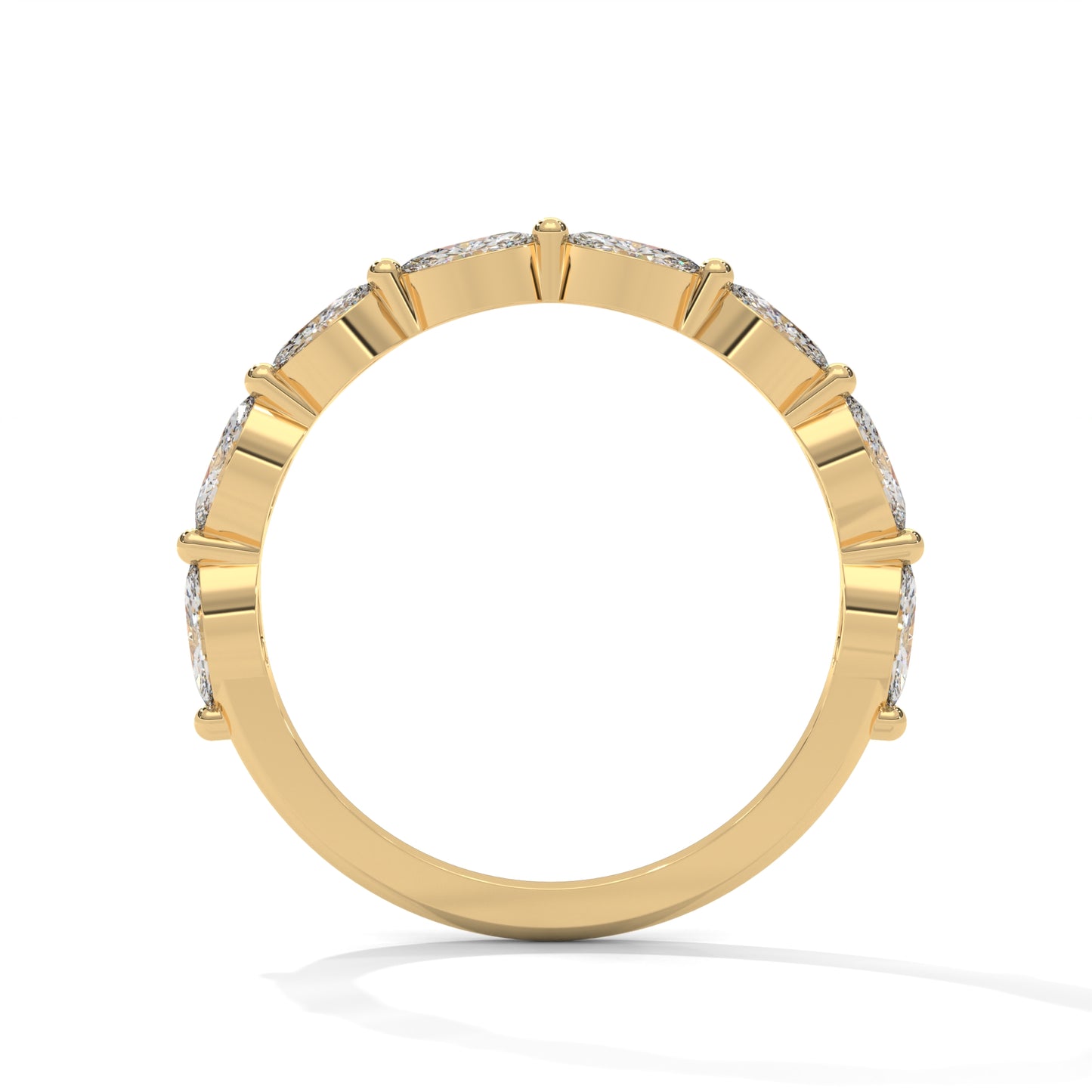 Marquise Half Eternity Band