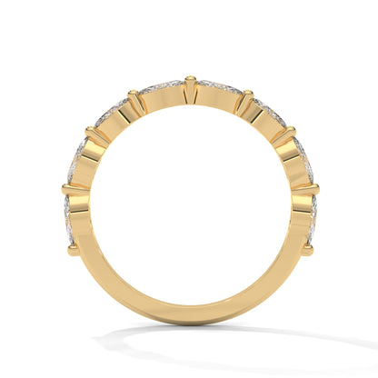 Marquise Half Eternity Band