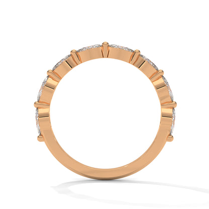 Marquise Half Eternity Band
