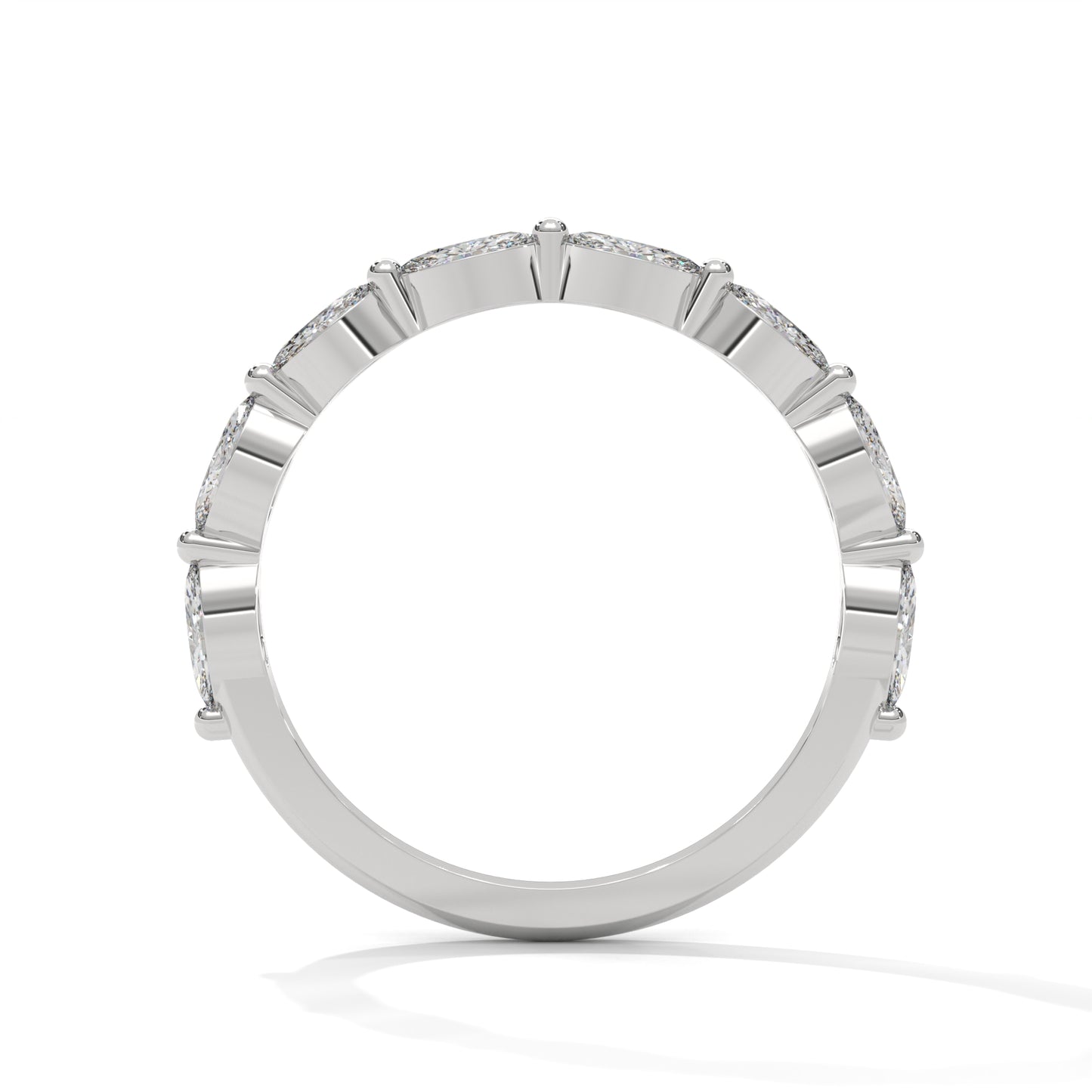 Marquise Half Eternity Band