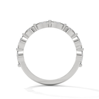 Marquise Half Eternity Band