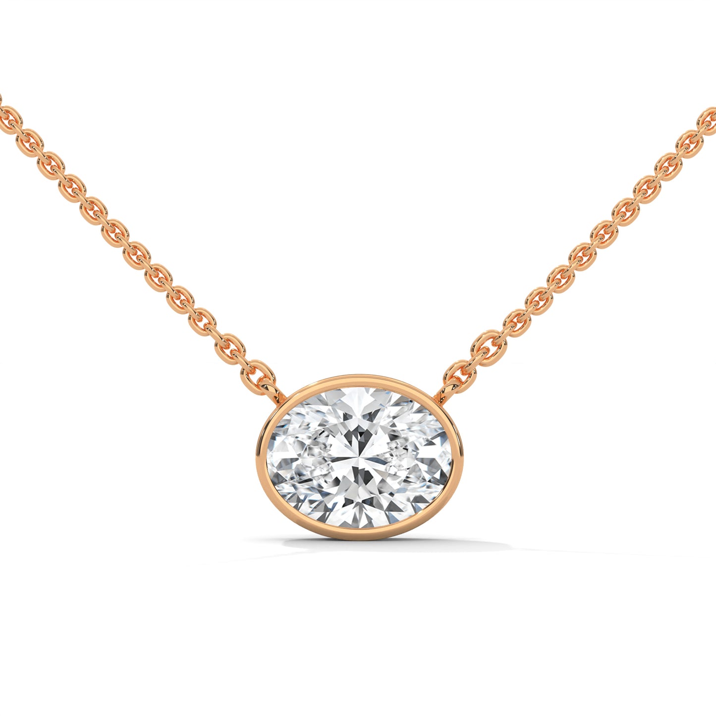 Crestora Oval Pendant With Chain