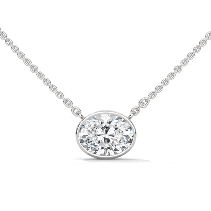 Crestora Oval Pendant With Chain