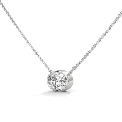 Crestora Oval Pendant With Chain