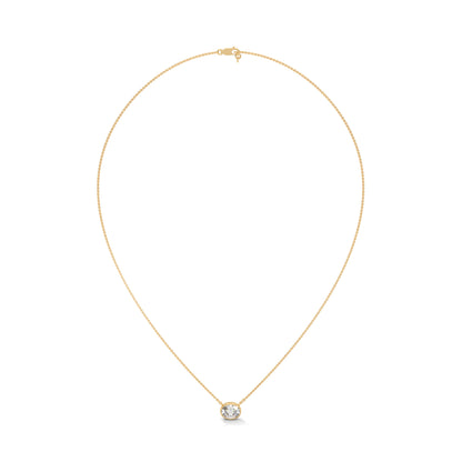 Crestora Oval Pendant With Chain
