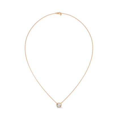 Crestora Oval Pendant With Chain