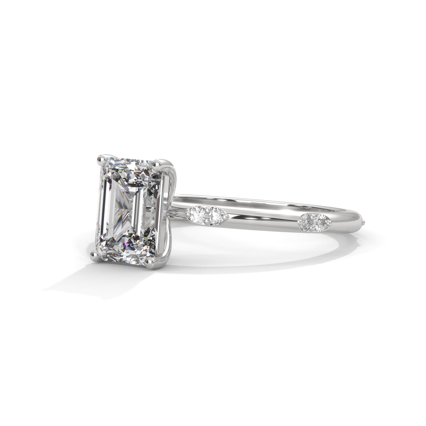 Prestige Emerald Cut Solitaire Ring