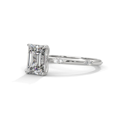 Prestige Emerald Cut Solitaire Ring