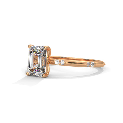 Prestige Emerald Cut Solitaire Ring