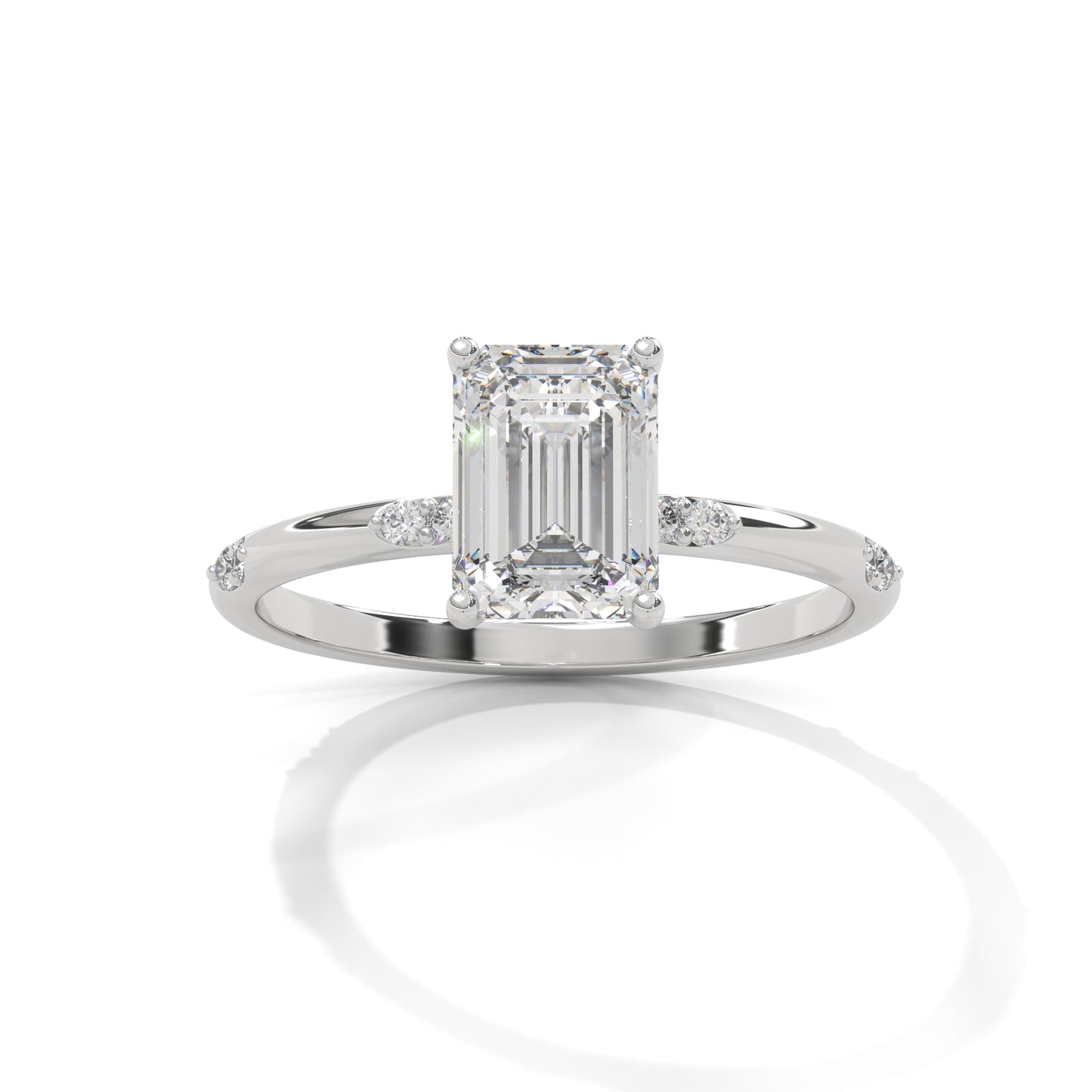 Prestige Emerald Cut Solitaire Ring