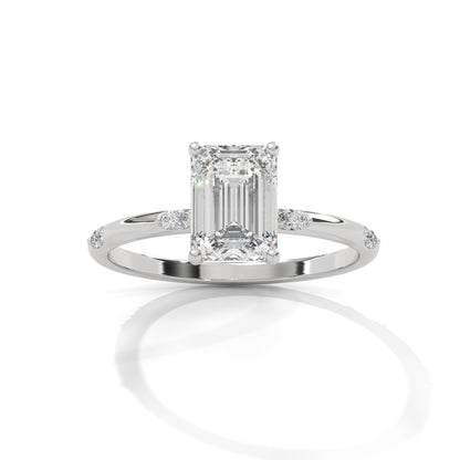 Prestige Emerald Cut Solitaire Ring