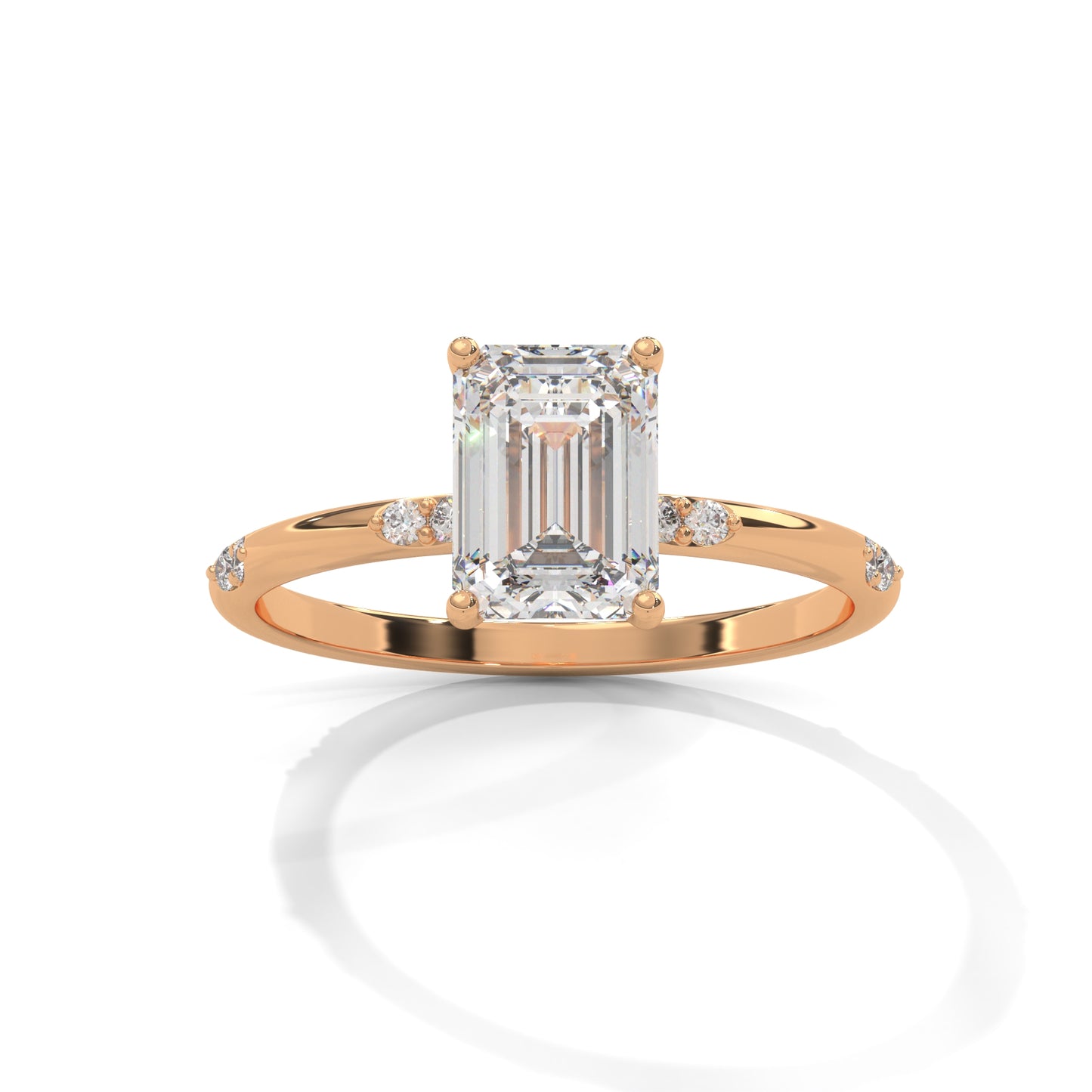 Prestige Emerald Cut Solitaire Ring