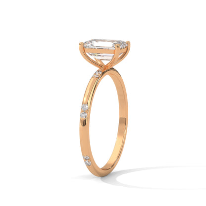 Prestige Emerald Cut Solitaire Ring