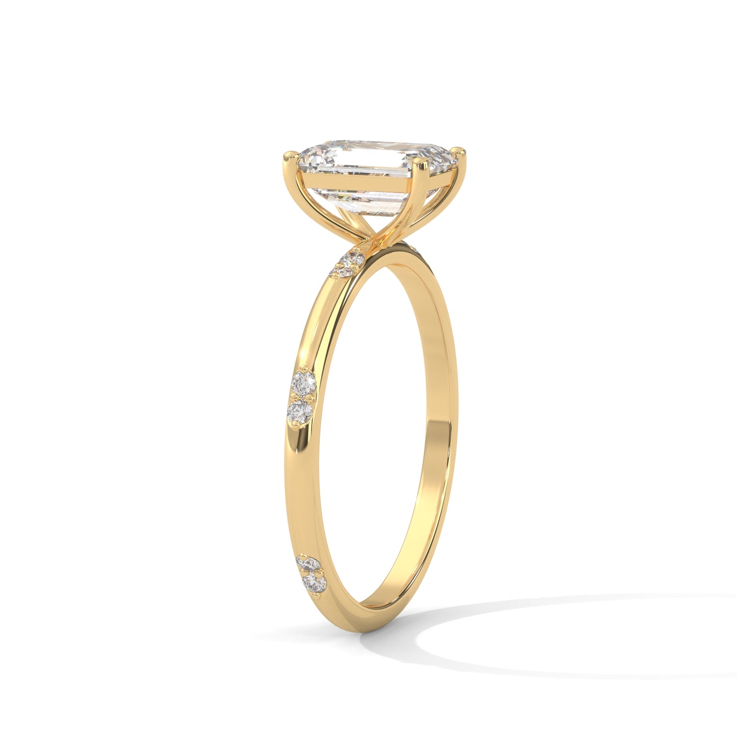 Prestige Emerald Cut Solitaire Ring
