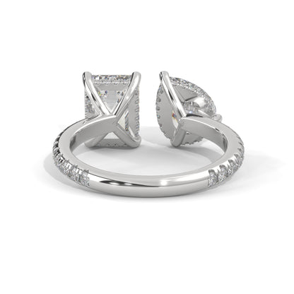 Majestic Toi Et Moi Ring
