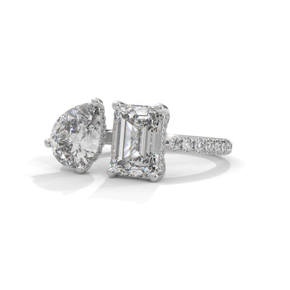 Majestic Toi Et Moi Ring