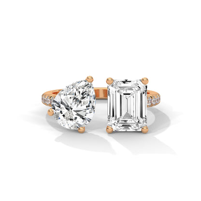 Majestic Toi Et Moi Ring