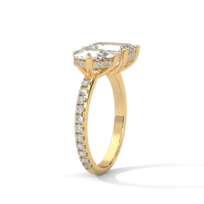 Majestic Toi Et Moi Ring
