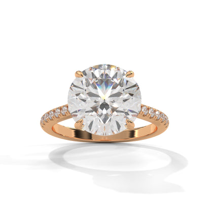 Elegant Side Stone Ring