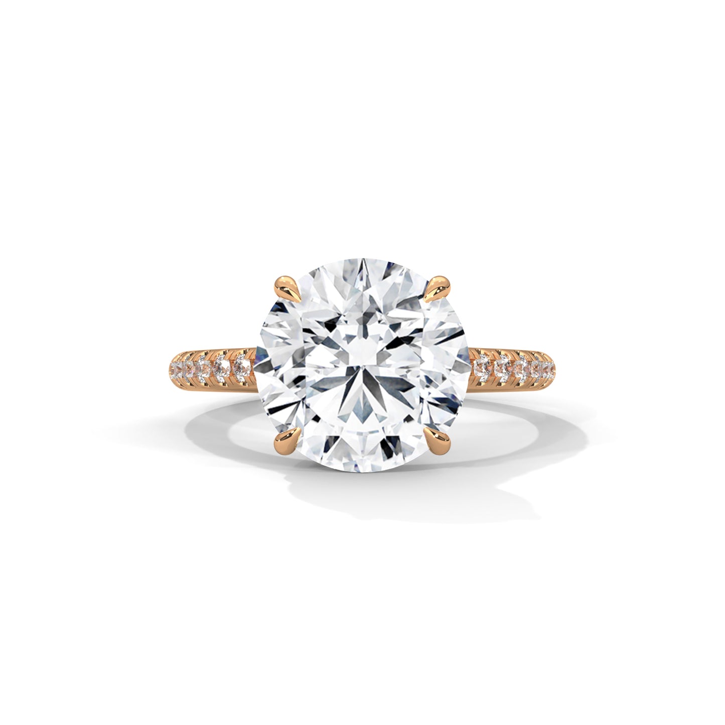 Elegant Side Stone Ring