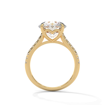 Elegant Side Stone Ring