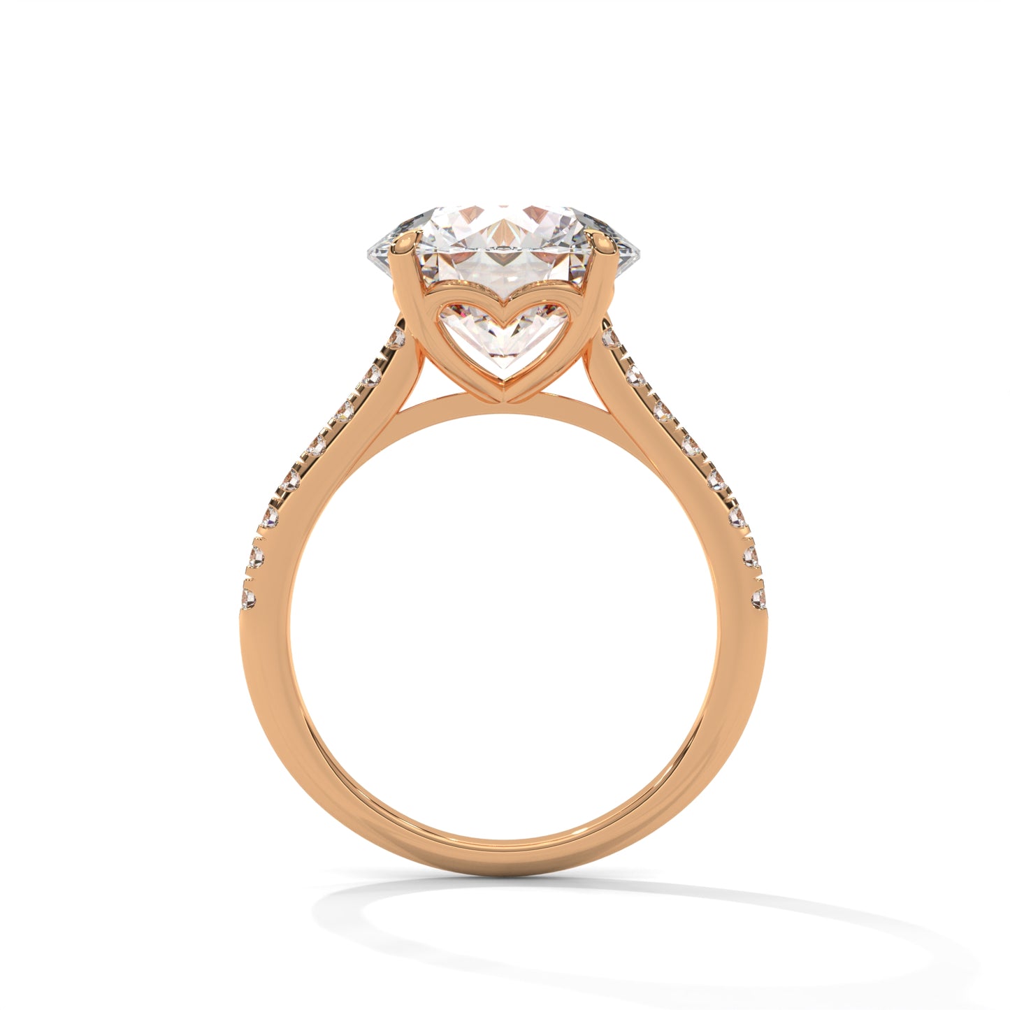 Elegant Side Stone Ring