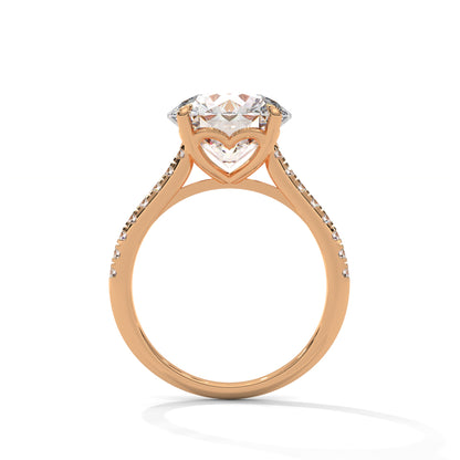 Elegant Side Stone Ring
