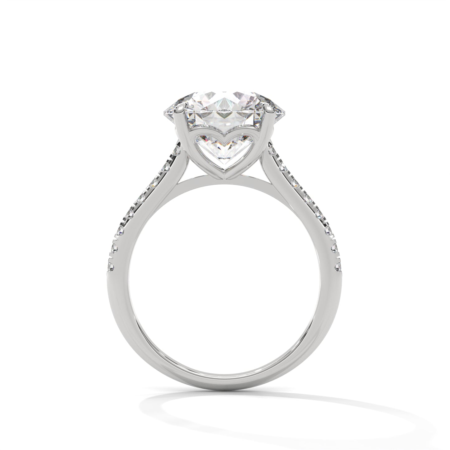 Elegant Side Stone Ring