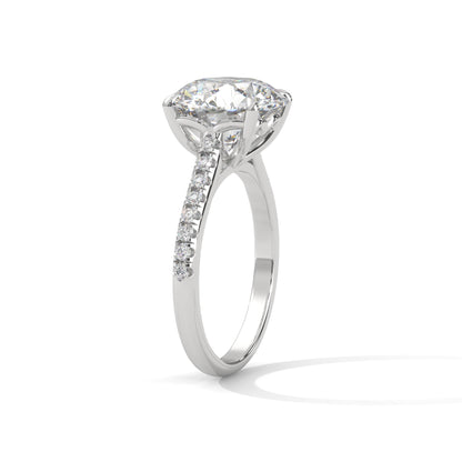 Elegant Side Stone Ring
