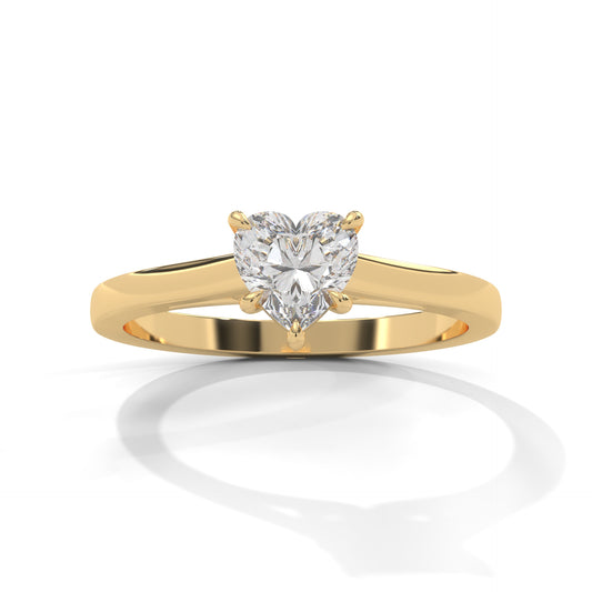 Divine Love Solitaire Ring