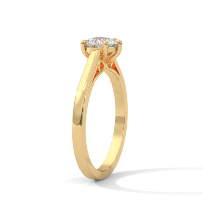 Divine Love Solitaire Ring