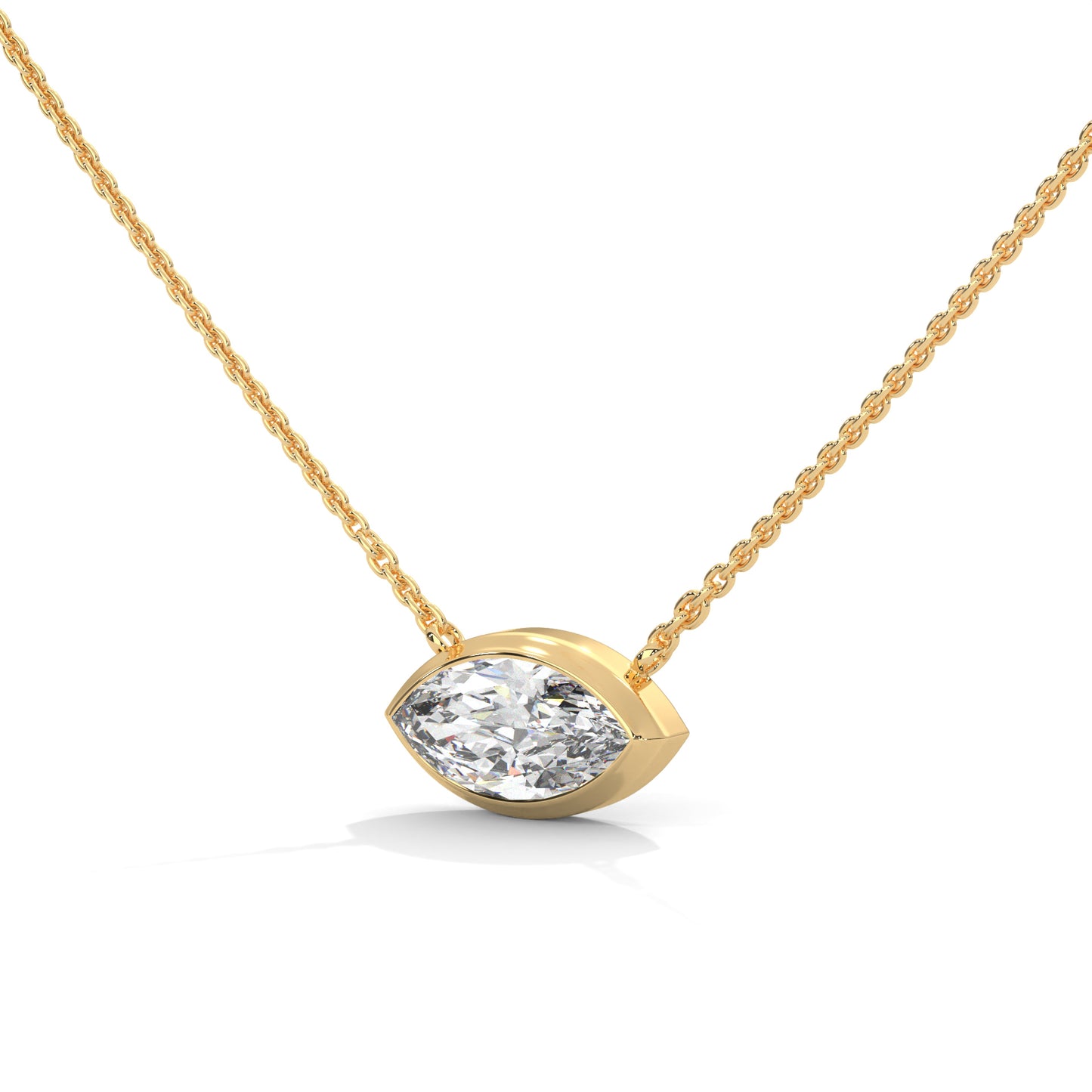 Zorelle Marquise Pendant With Chain