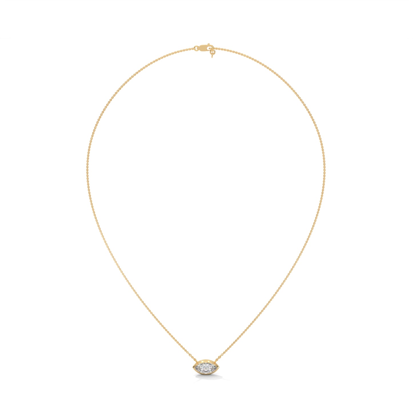 Zorelle Marquise Pendant With Chain