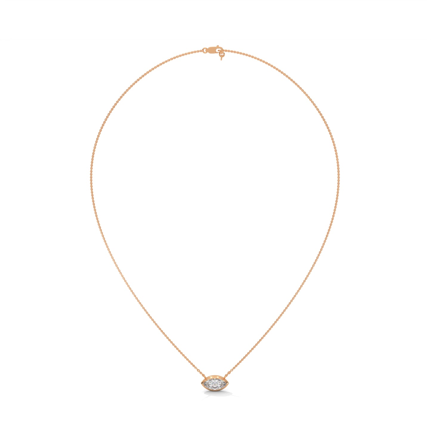 Zorelle Marquise Pendant With Chain