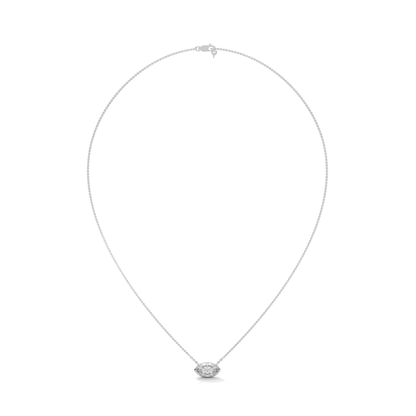 Zorelle Marquise Pendant With Chain