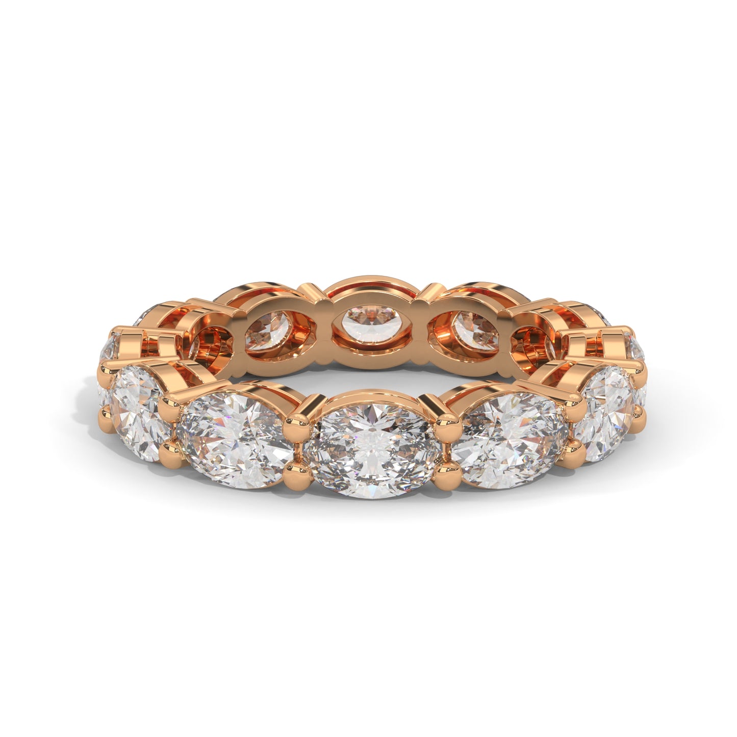 Oval Full Eternity Band