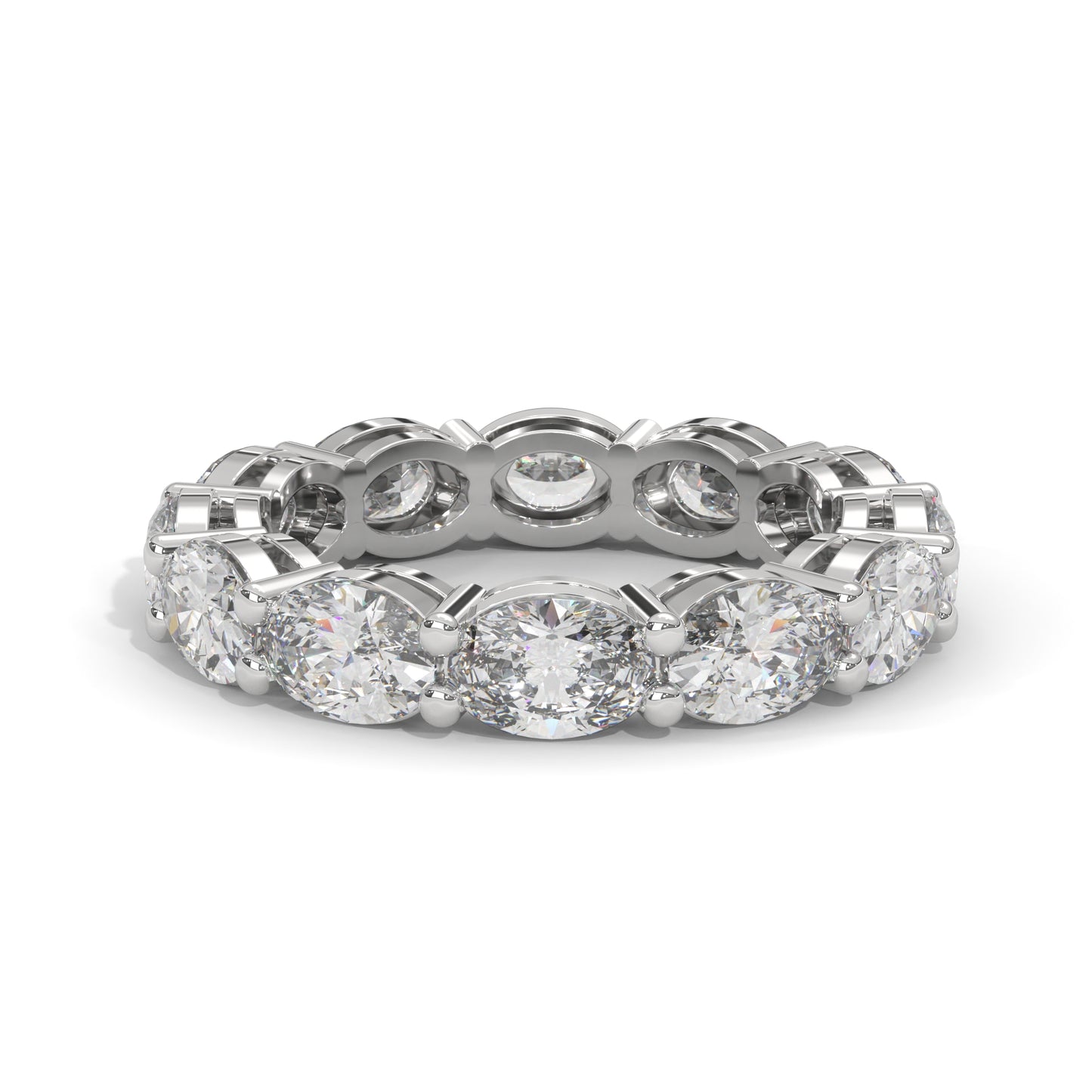 Oval Full Eternity Band