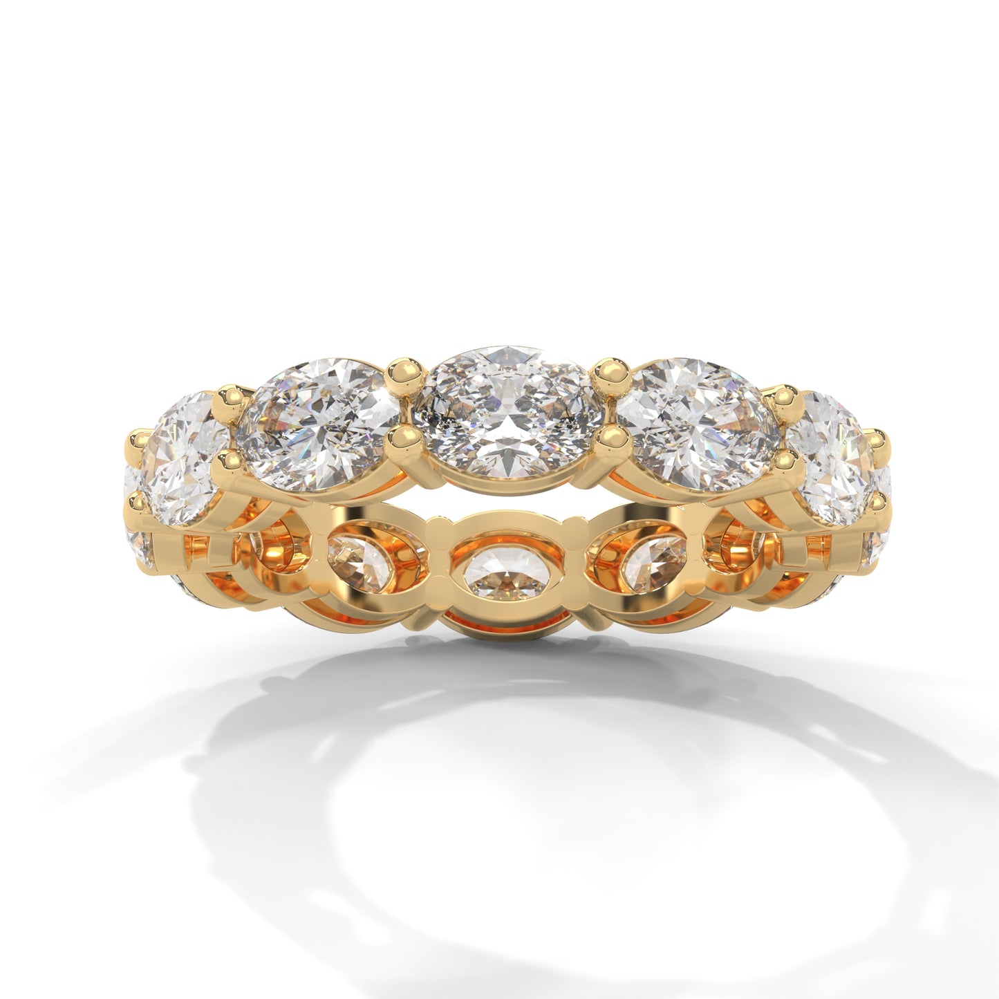 Oval Full Eternity Band