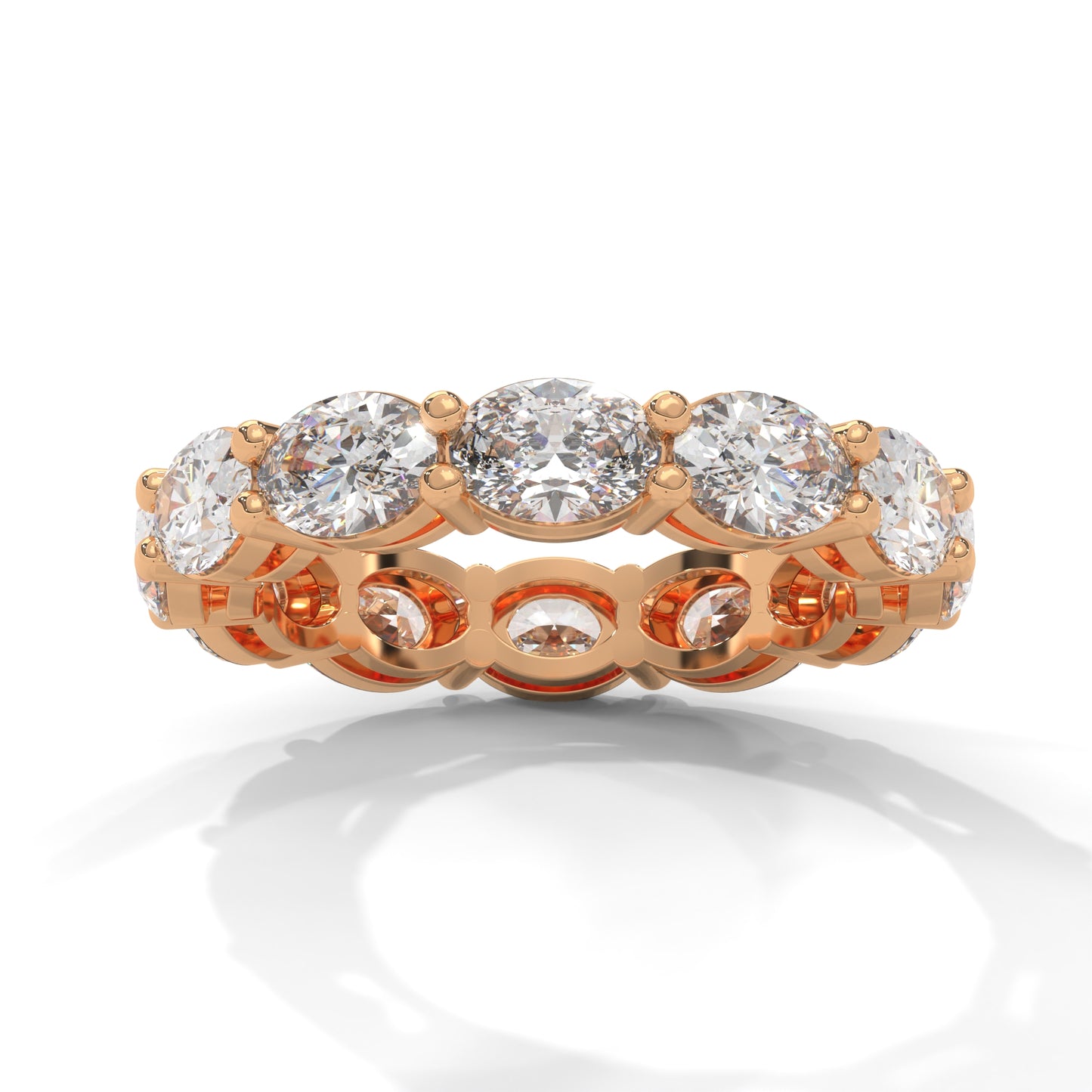 Oval Full Eternity Band
